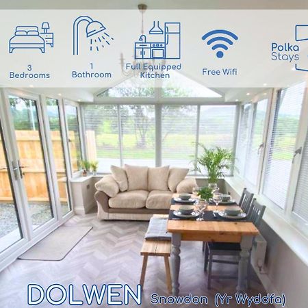 Dolwen Snowdonia Home By Polkastays Caernarfon Exterior foto